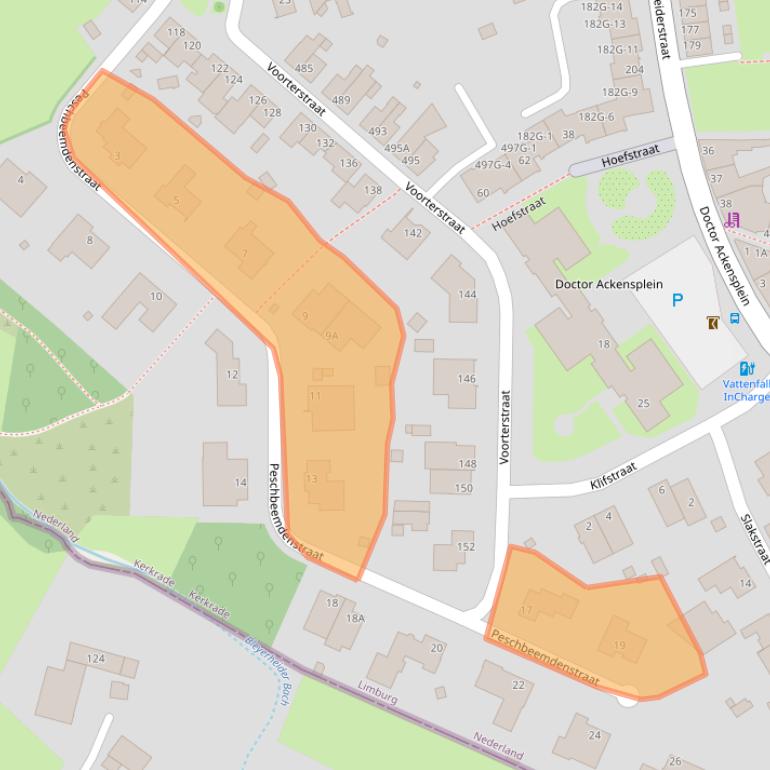 Kaart van postcodegebied 6462RX.