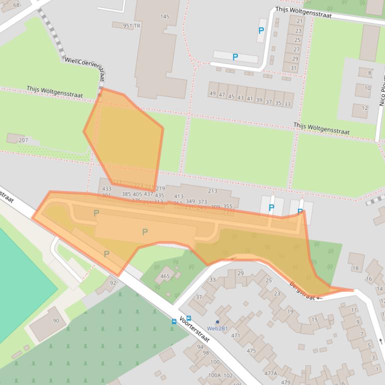 Kaart van postcodegebied 6462SJ.