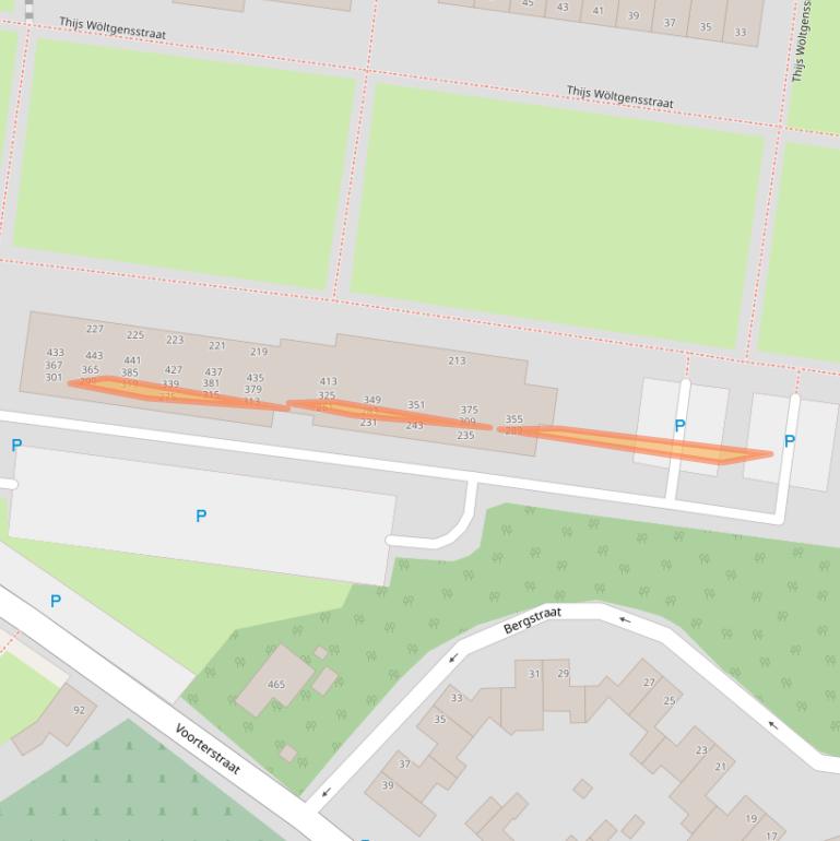 Kaart van postcodegebied 6462SK.