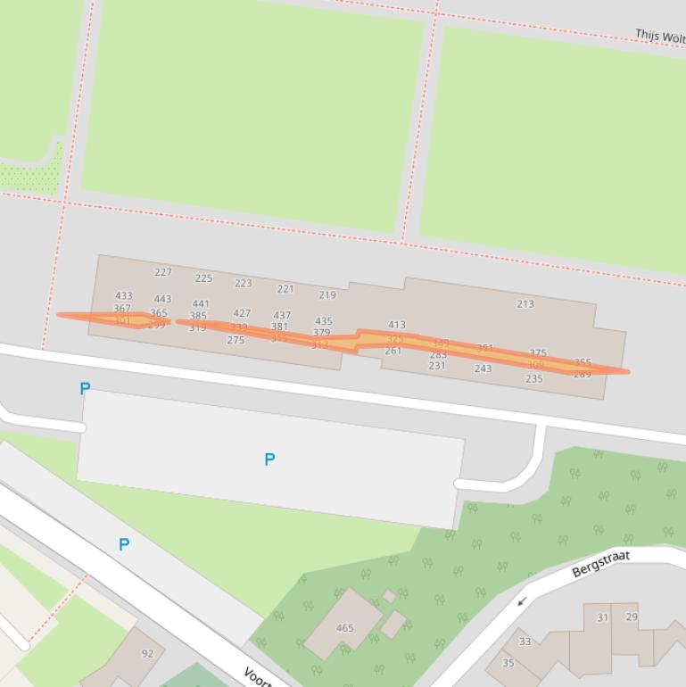 Kaart van postcodegebied 6462SL.