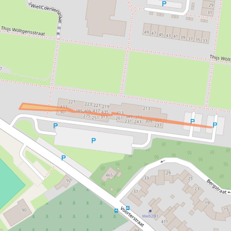 Kaart van postcodegebied 6462SM.