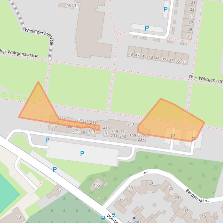 Kaart van postcodegebied 6462SP.