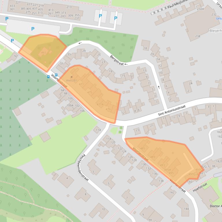 Kaart van postcodegebied 6462SR.
