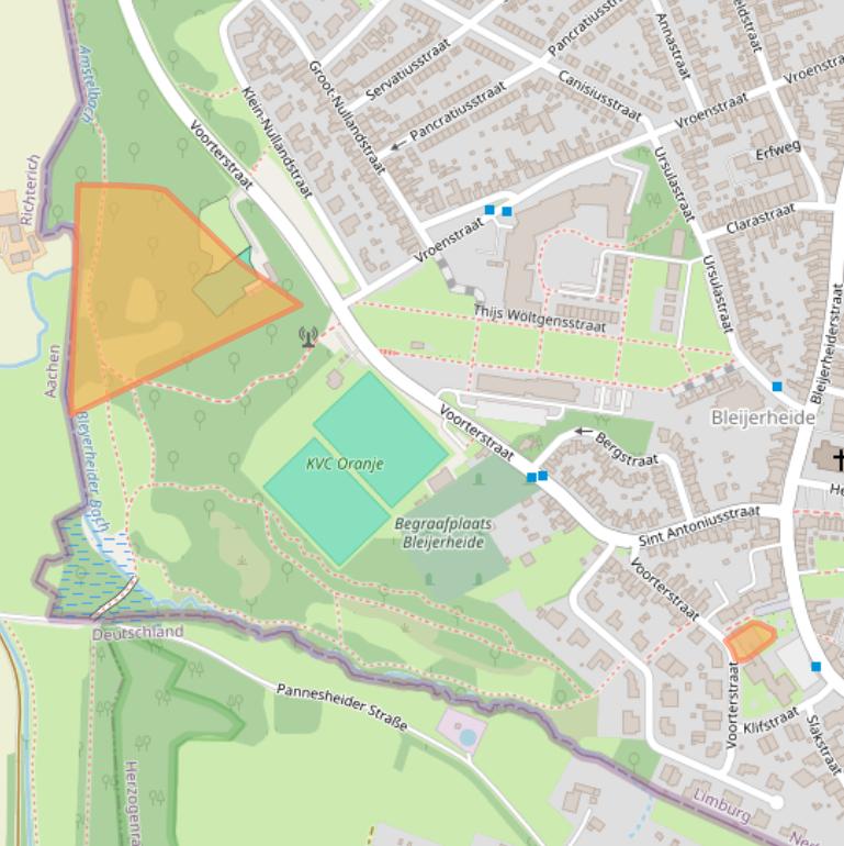 Kaart van postcodegebied 6462SV.