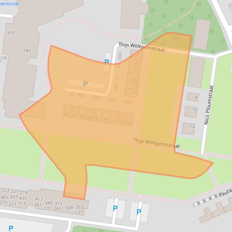 Kaart van postcodegebied 6462TH.