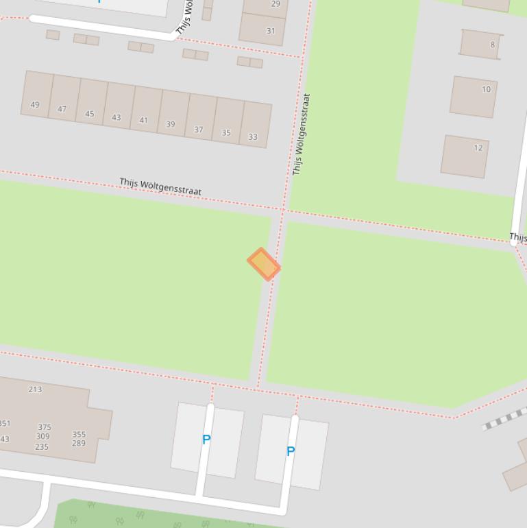 Kaart van postcodegebied 6462TJ.