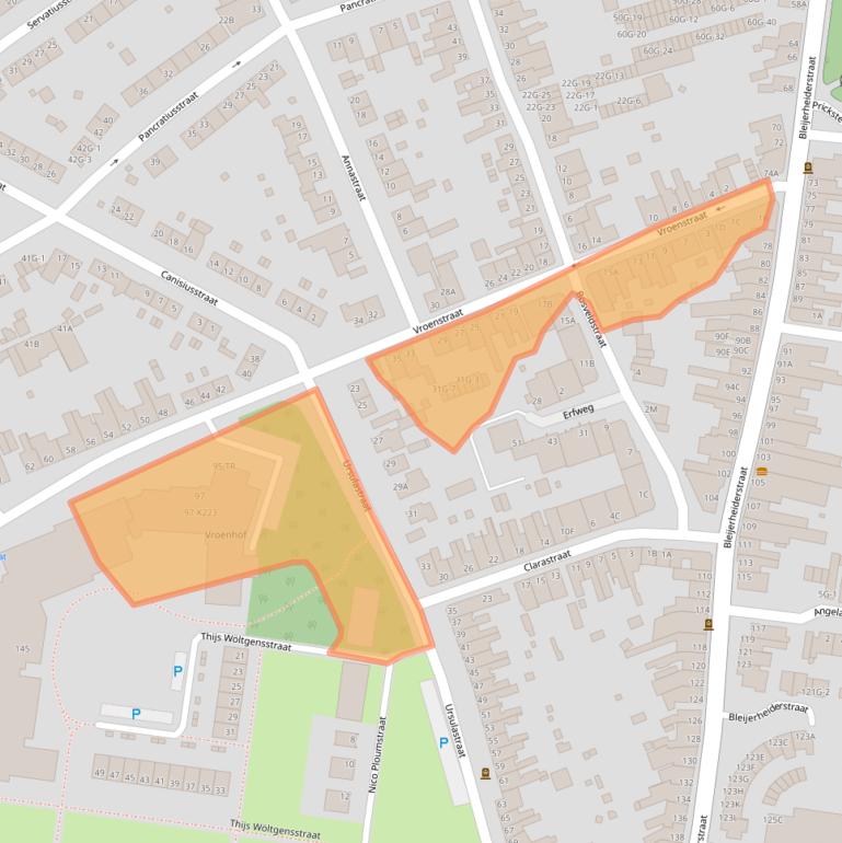 Kaart van postcodegebied 6462VA.