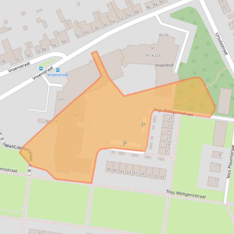 Kaart van postcodegebied 6462VB.