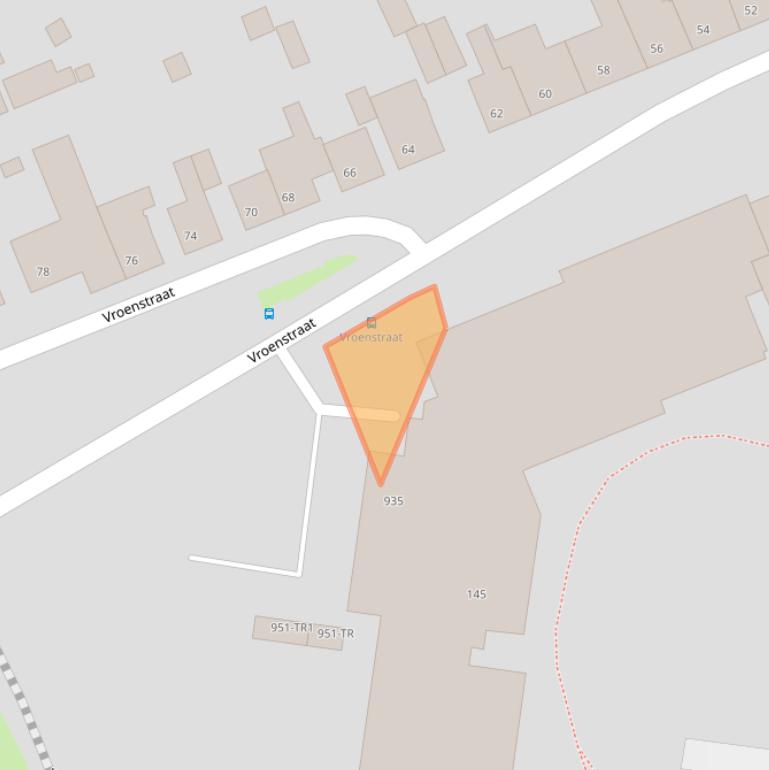 Kaart van postcodegebied 6462VE.