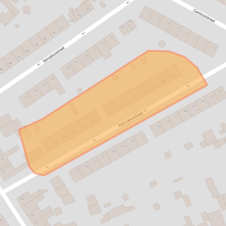 Kaart van postcodegebied 6462VZ.