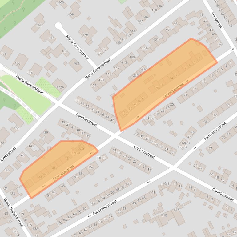 Kaart van postcodegebied 6462XE.