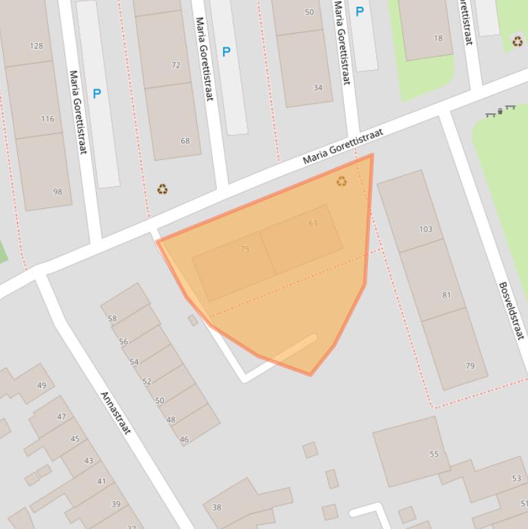 Kaart van postcodegebied 6462XM.