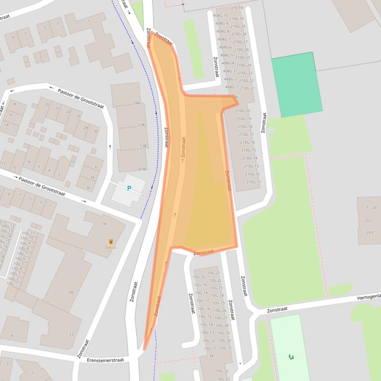 Kaart van postcodegebied 6463AM.