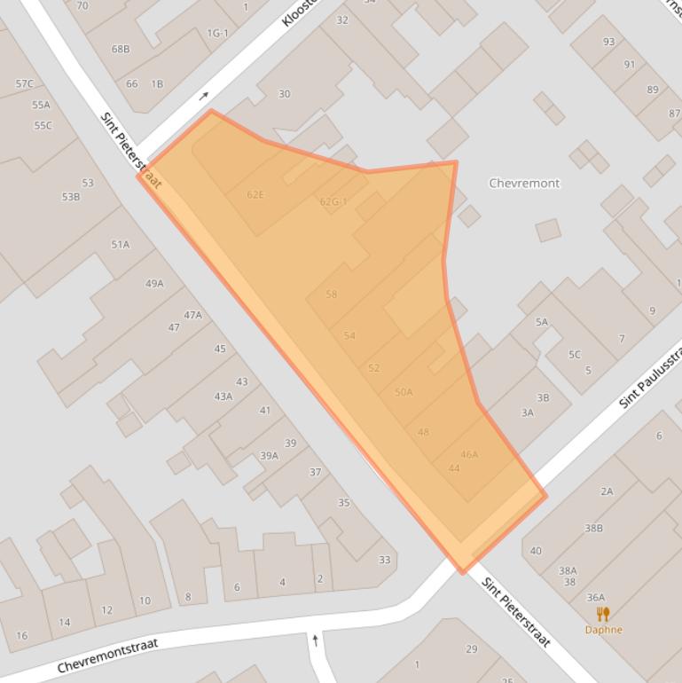 Kaart van postcodegebied 6463CV.