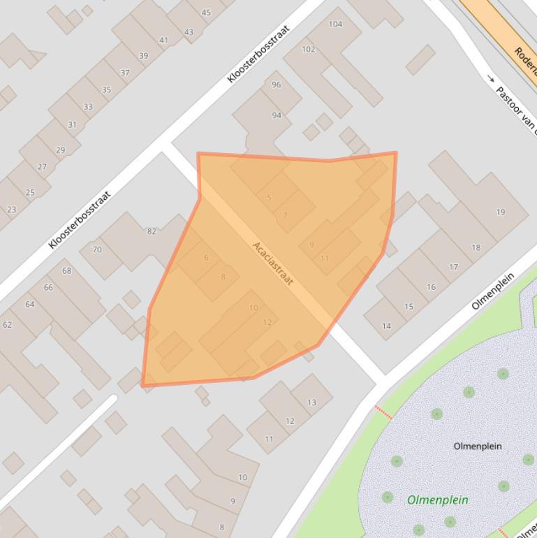 Kaart van postcodegebied 6463EX.