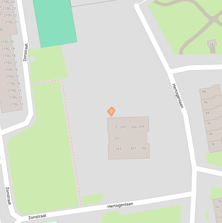 Kaart van postcodegebied 6463HL.