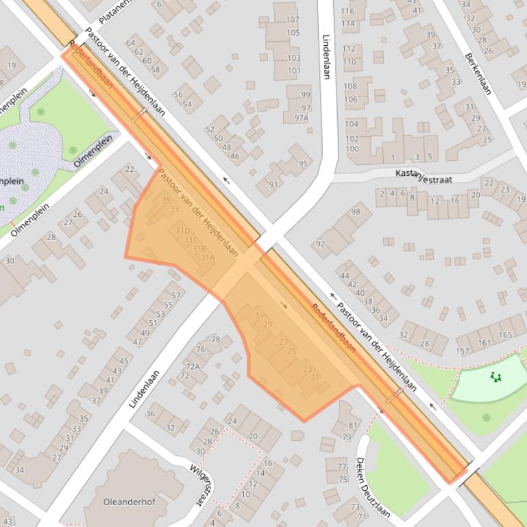 Kaart van postcodegebied 6463XA.