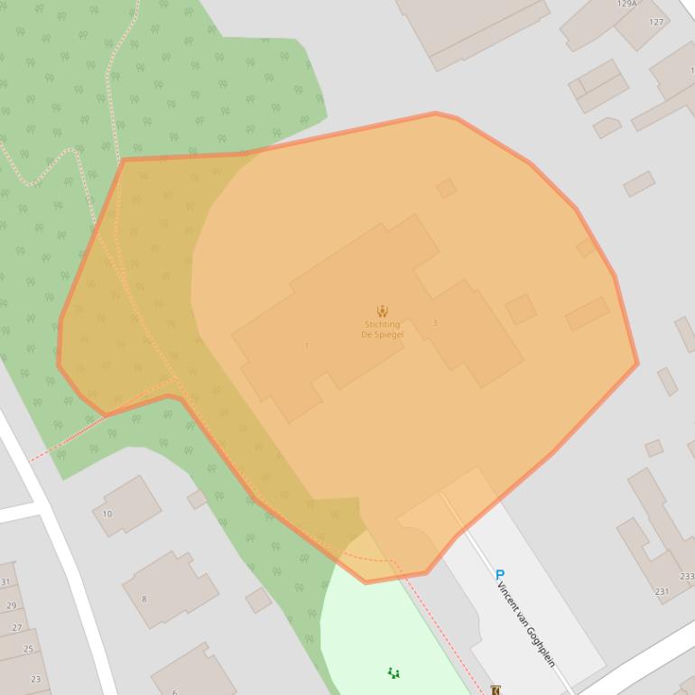 Kaart van postcodegebied 6464CH.
