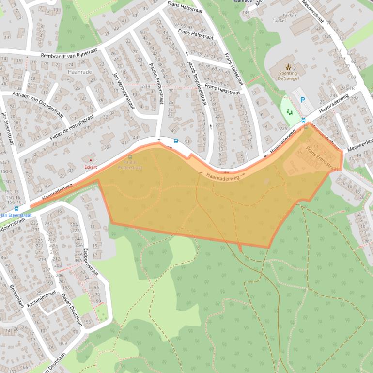 Kaart van postcodegebied 6464CX.