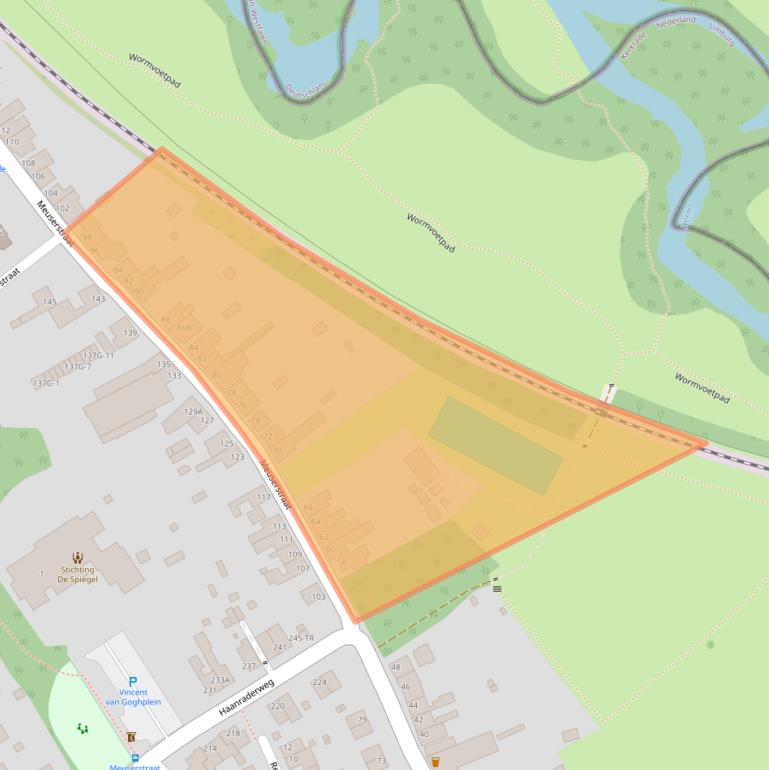 Kaart van postcodegebied 6464EH.