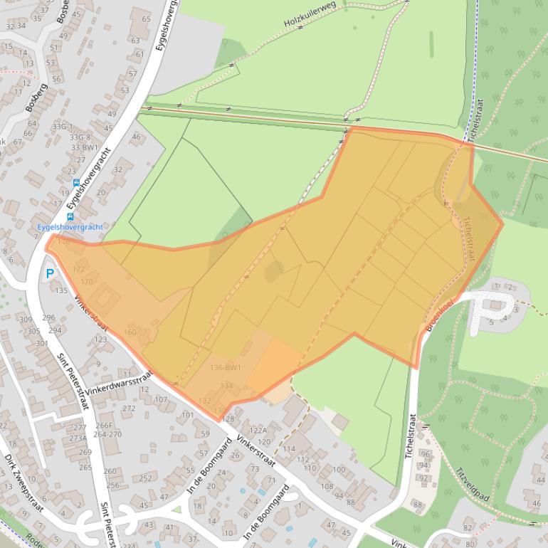Kaart van postcodegebied 6464GN.