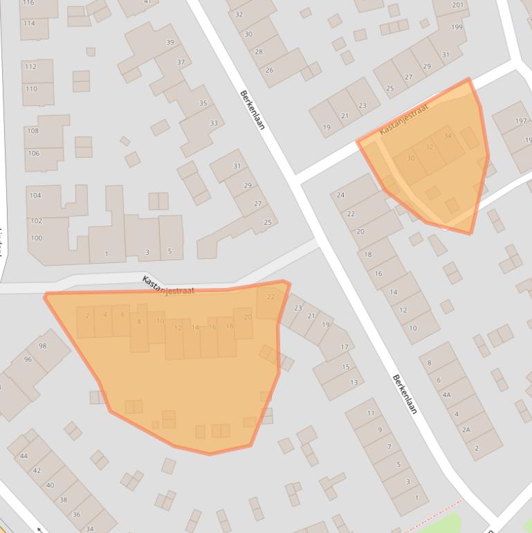 Kaart van postcodegebied 6464XL.