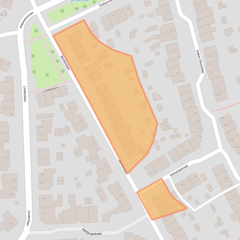 Kaart van postcodegebied 6464XR.