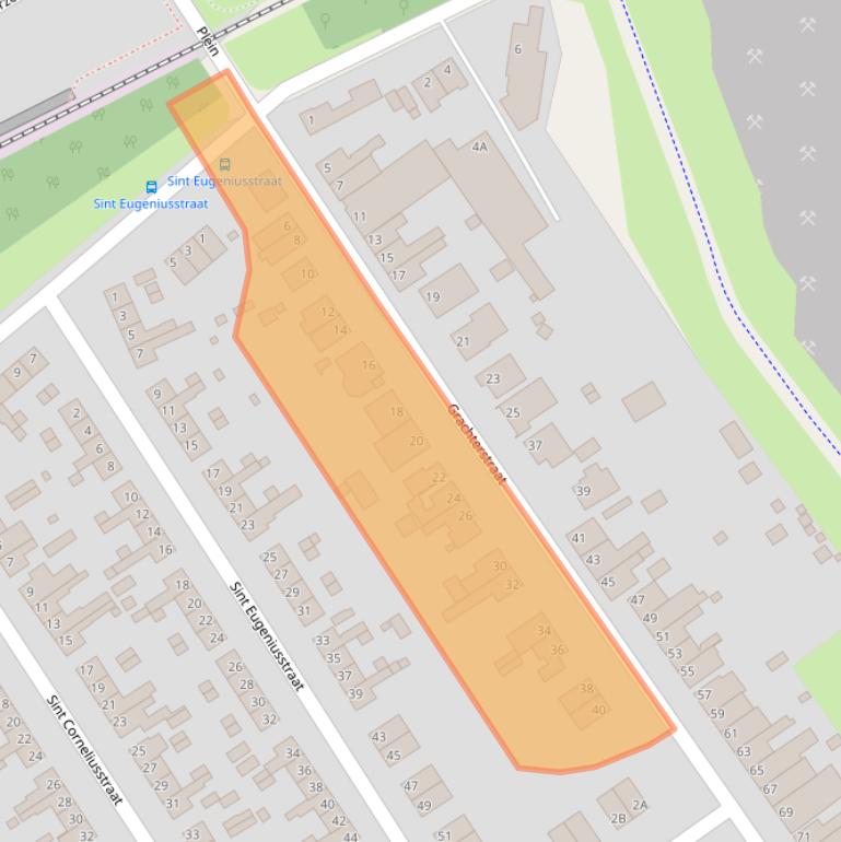 Kaart van postcodegebied 6465AN.