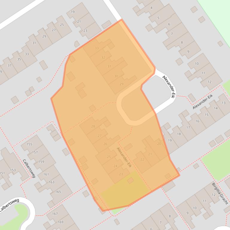 Kaart van postcodegebied 6465AZ.