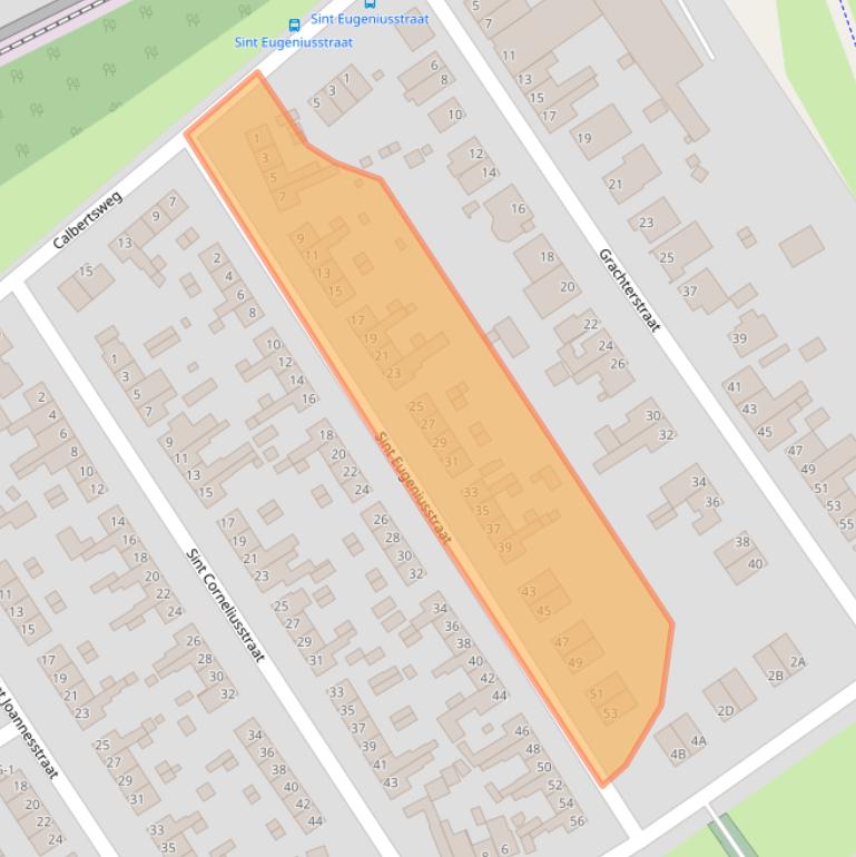 Kaart van postcodegebied 6465BA.