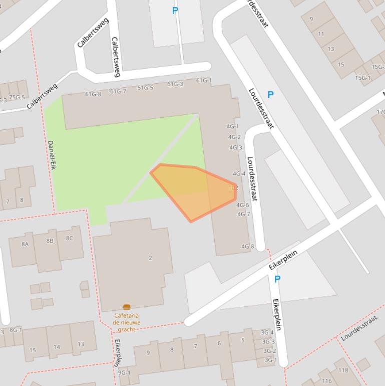 Kaart van postcodegebied 6465BP.