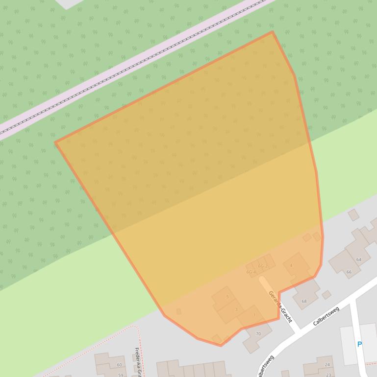 Kaart van postcodegebied 6465CJ.