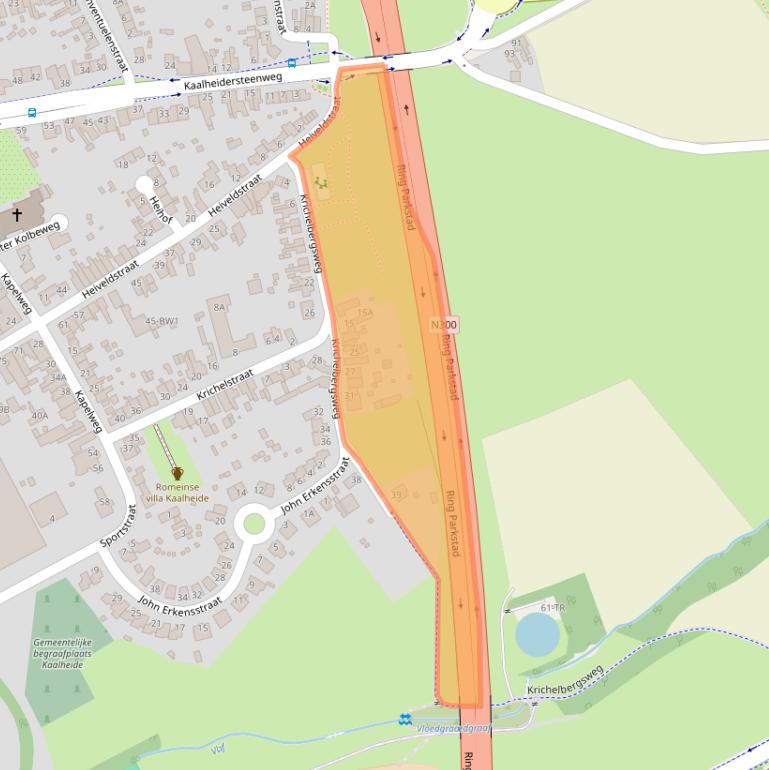 Kaart van postcodegebied 6466AN.