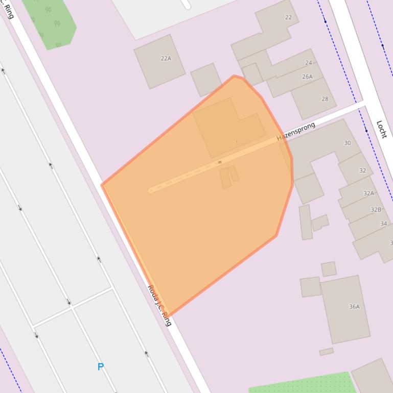 Kaart van postcodegebied 6466DB.