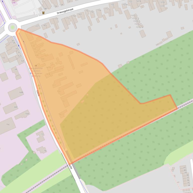 Kaart van postcodegebied 6466GV.