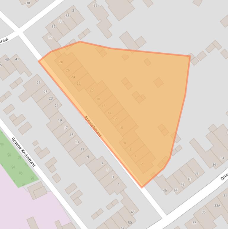 Kaart van postcodegebied 6466LS.