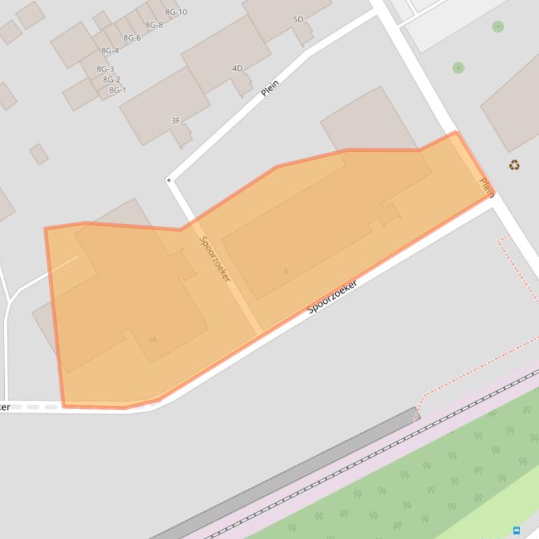 Kaart van postcodegebied 6466MB.