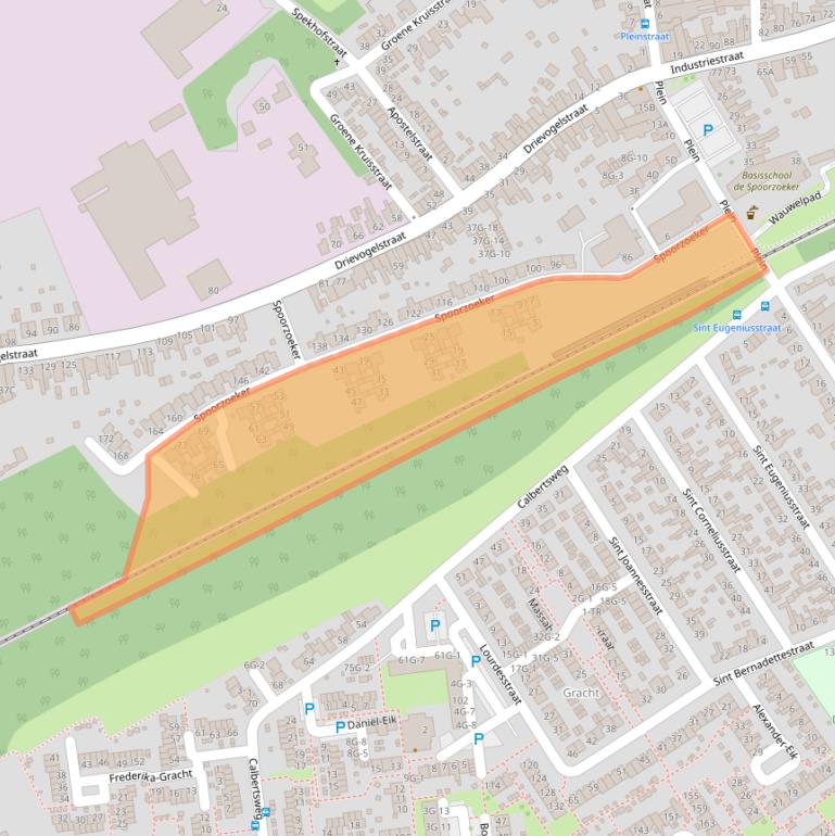 Kaart van postcodegebied 6466MD.