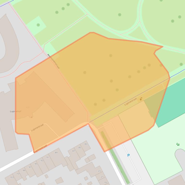 Kaart van postcodegebied 6466SK.