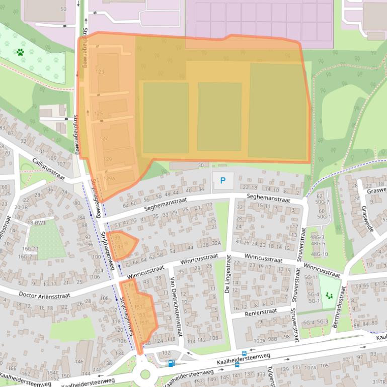 Kaart van postcodegebied 6467BR.