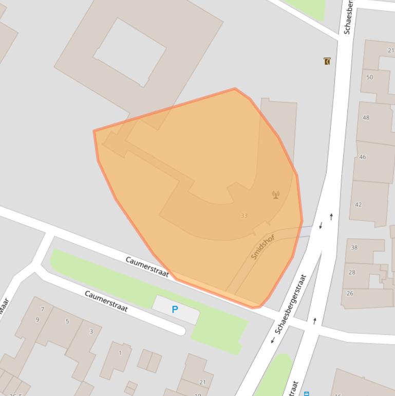 Kaart van postcodegebied 6467EZ.