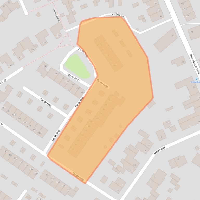 Kaart van postcodegebied 6467HA.