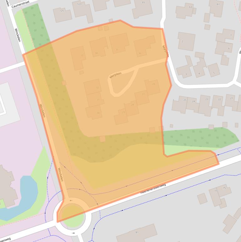 Kaart van postcodegebied 6467HM.