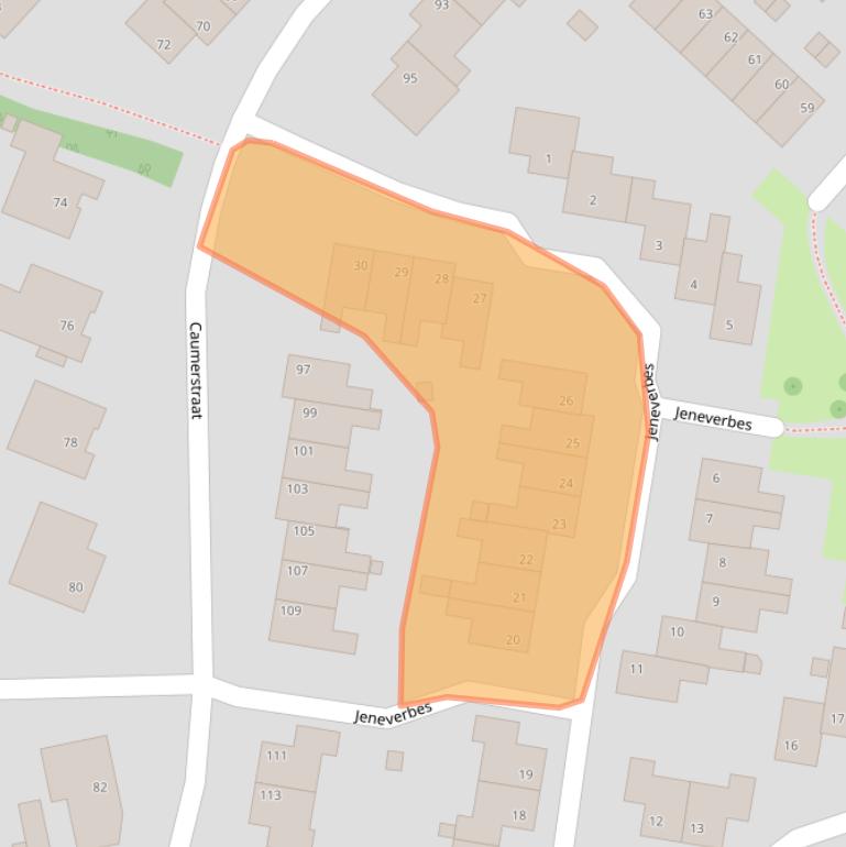 Kaart van postcodegebied 6467HZ.