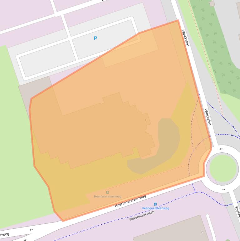 Kaart van postcodegebied 6467JD.