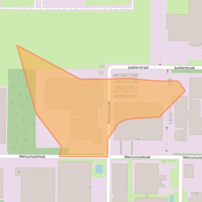 Kaart van postcodegebied 6468ET.