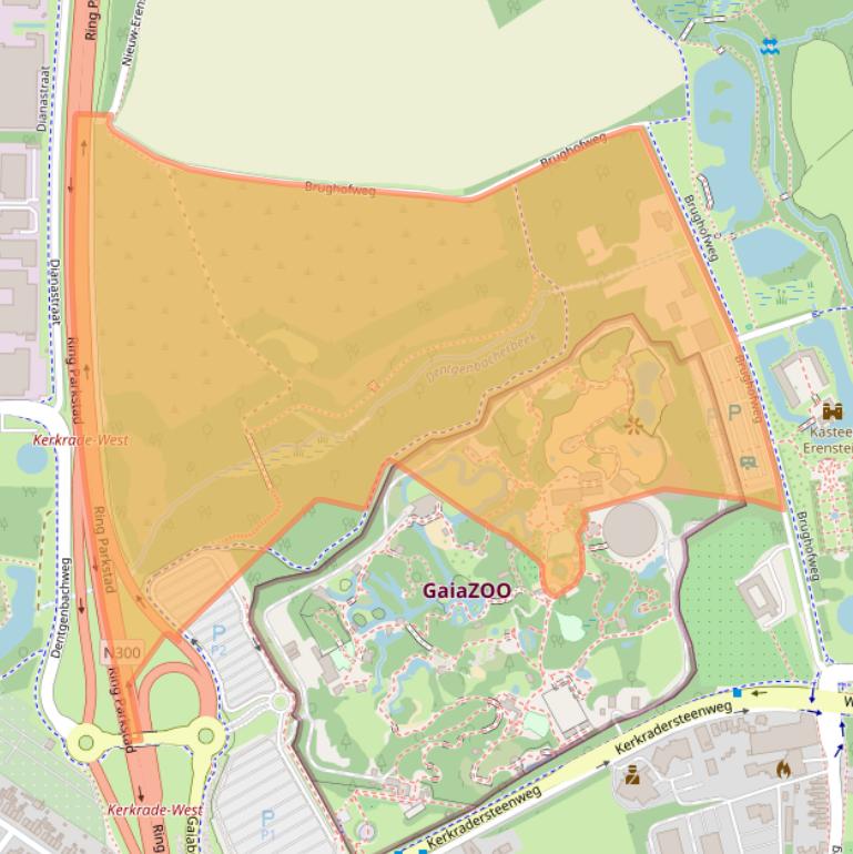 Kaart van postcodegebied 6468PB.