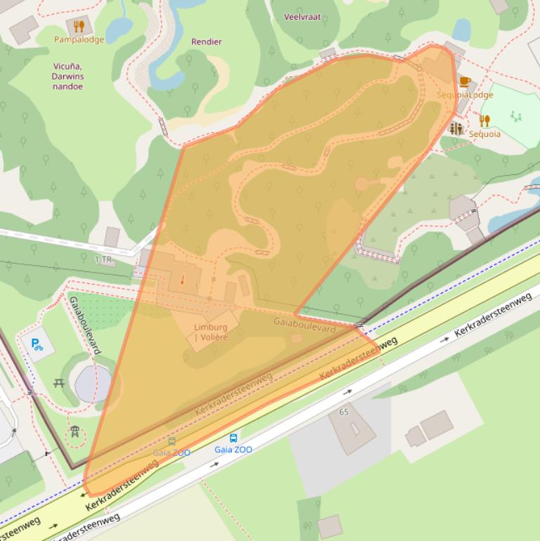 Kaart van postcodegebied 6468PH.