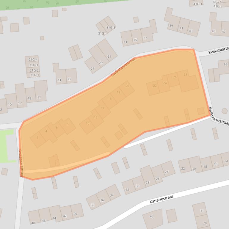 Kaart van postcodegebied 6469XB.