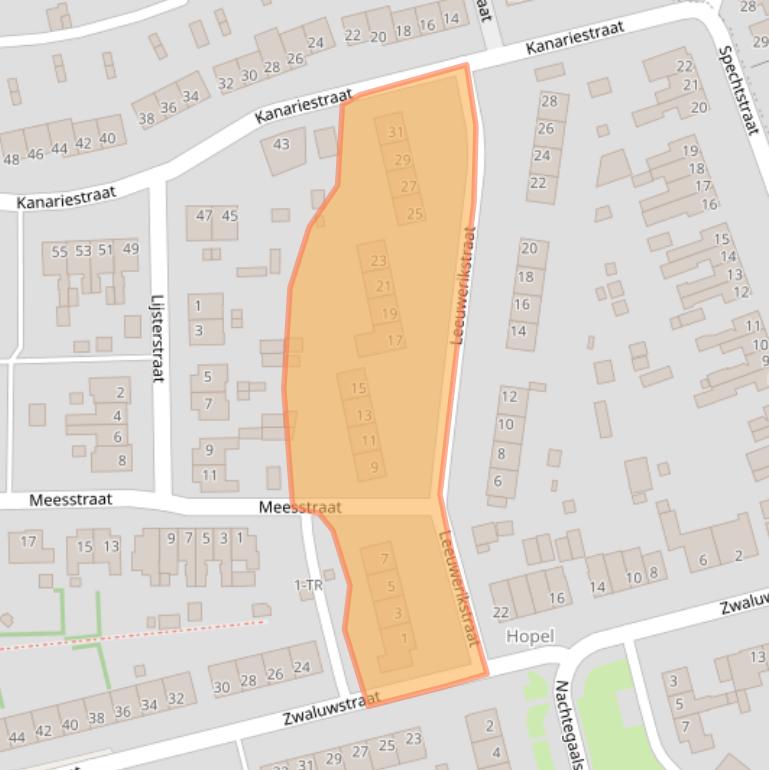 Kaart van postcodegebied 6469XL.